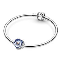 Charm Pandora Donna Pandora Moments in Argento Cristallo 790777C02 - 790777C02